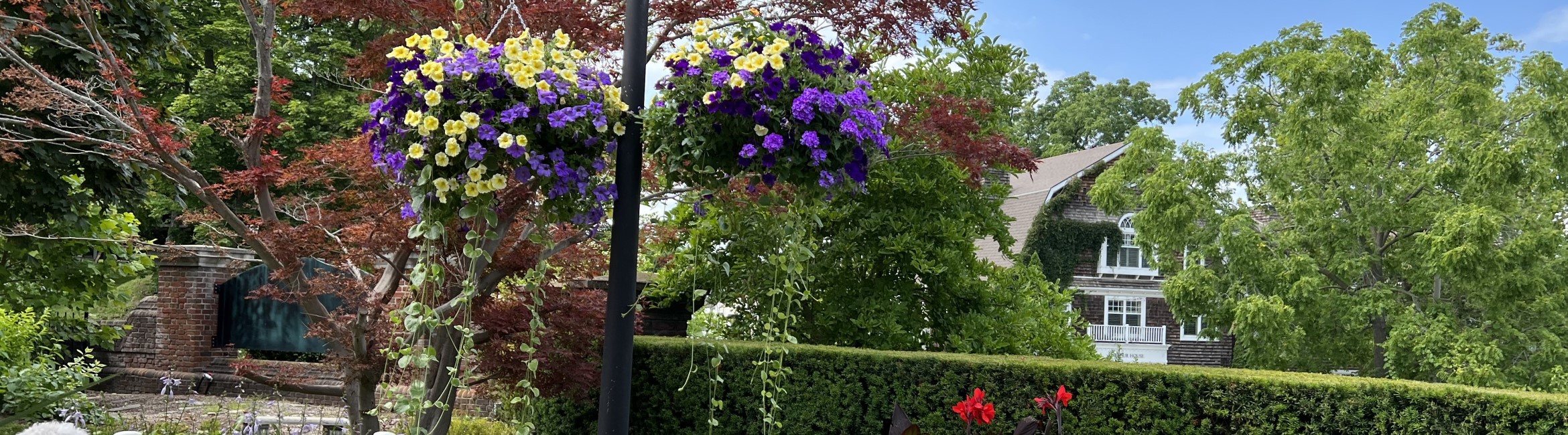 A beautiful landscape image of some photos from Queen's landing in Niagara on the Lake.